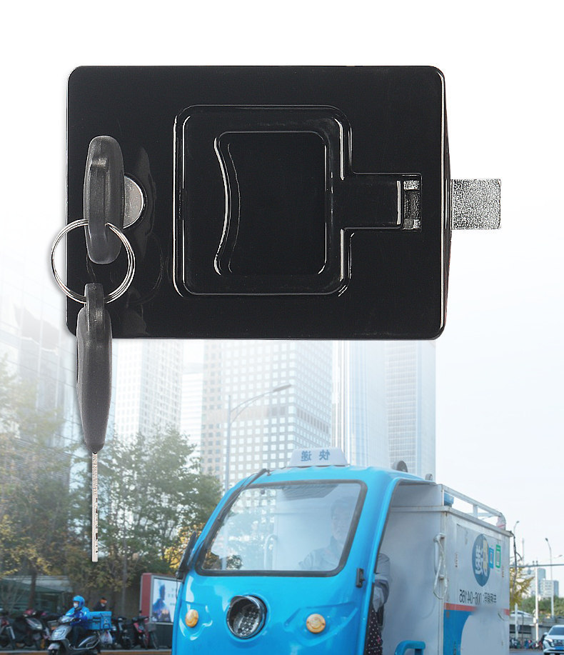 Sf Express Postal Delivery Vehicle Compartment Lock Is Suitable for Jinpeng Zongshen Tricycle Canopy Vehicle Rear Door Lock and Cargo Anti-Theft Lock
