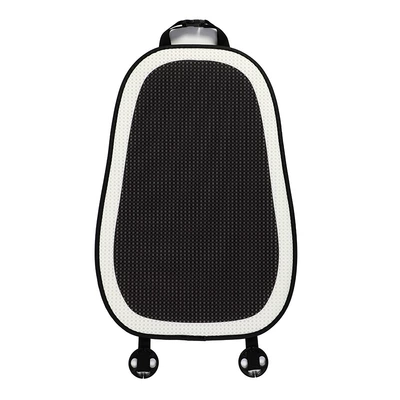 Seat cushion, seat cover with a High-End Feel, Comfortable - ice-silk-white-edge-cushion-backrest