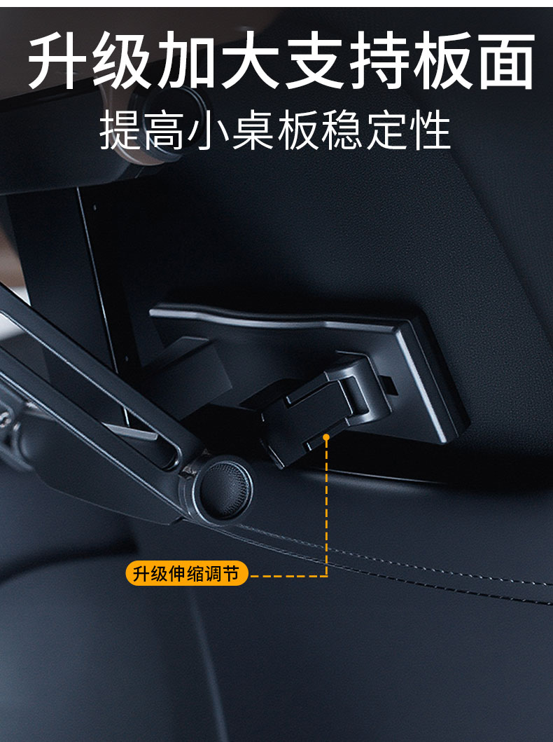 Children's car-mounted small table for rear seats, foldable car desk for studying and doing homework, in-car dining table