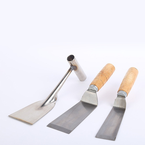 Hardware agricultural tools household weeding shovel wooden handle 4-6-point shovel stainless steel flower shovel outdoor vegetable digging shovel