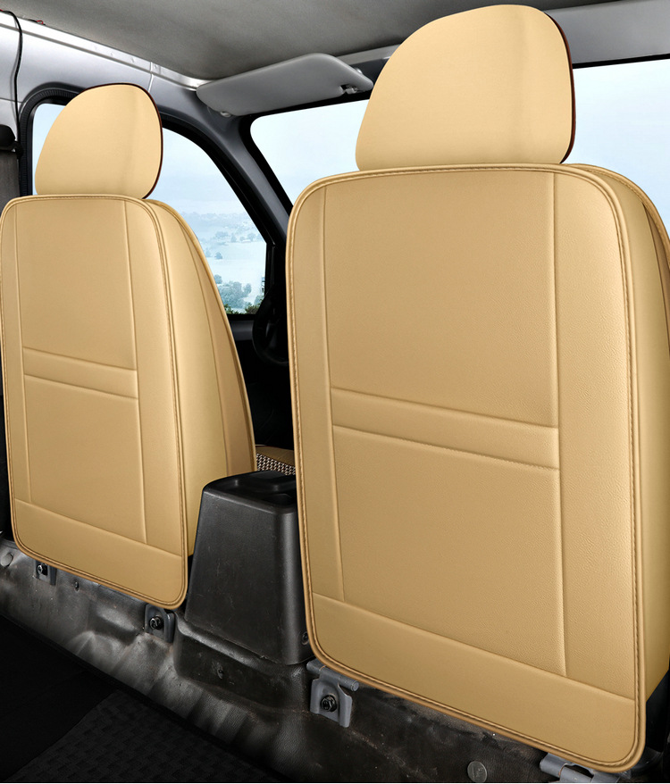 New Car Seat Cushion Full Leather Ice Silk Solid Waist Four-Season Universal Seat Cushion Five-Seater Summer Cool Car Seat Cushion