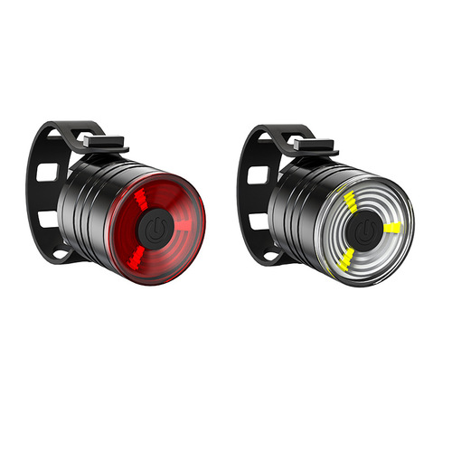 New bicycle tail light aluminum alloy three-speed switch outdoor riding waterproof bicycle night riding rear light riding equipment