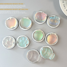 韩国ins风手机气囊支架磨砂镭射炫彩鲷鱼烧猫爪指环磁吸桌面看剧