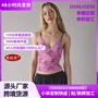 美式蕾丝辣妹显瘦背心
