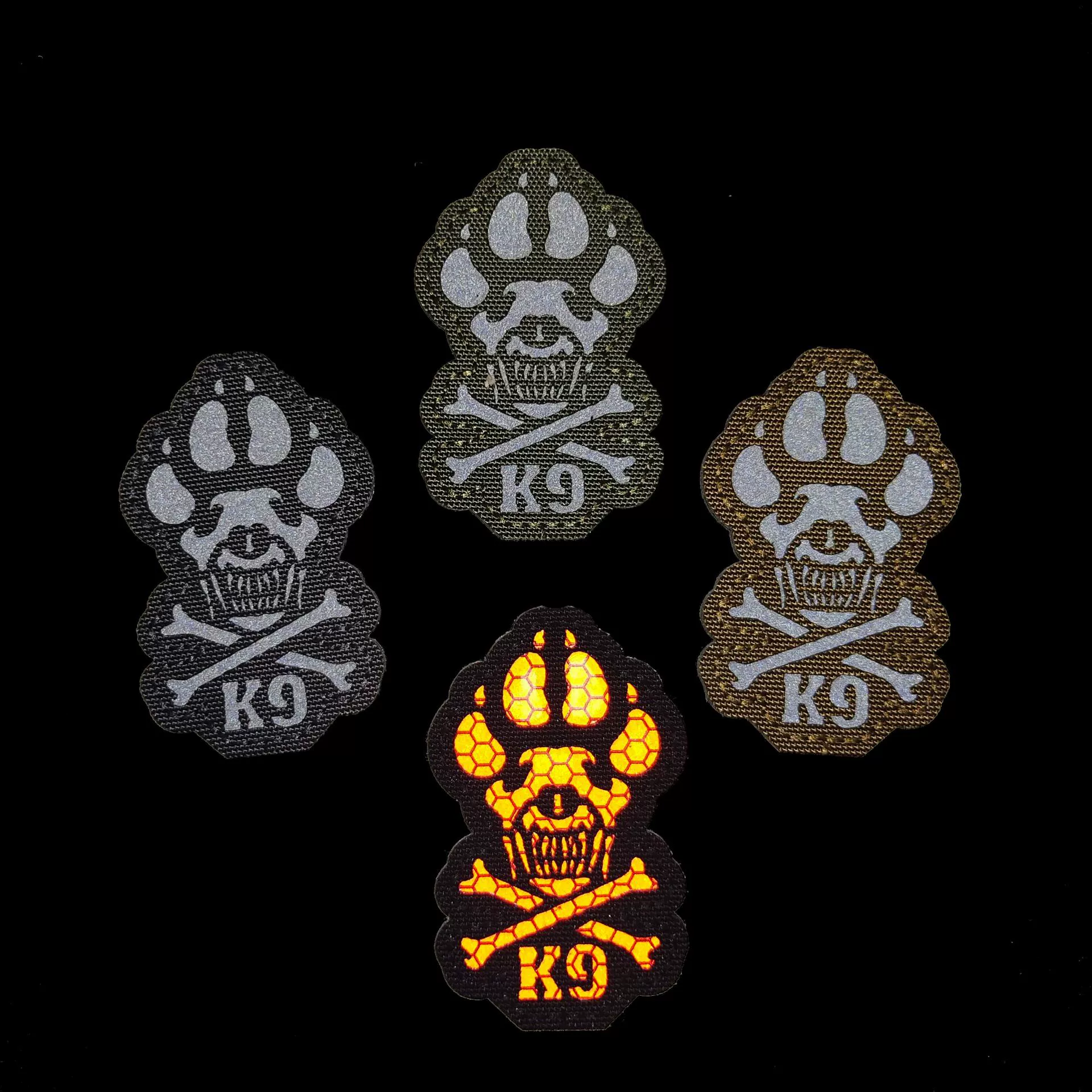 Travel suspenders, retroreflective patch