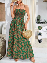 I 32951 Floral Print Maxi Dress ����ӡ����ȹ �羳��Ӧ