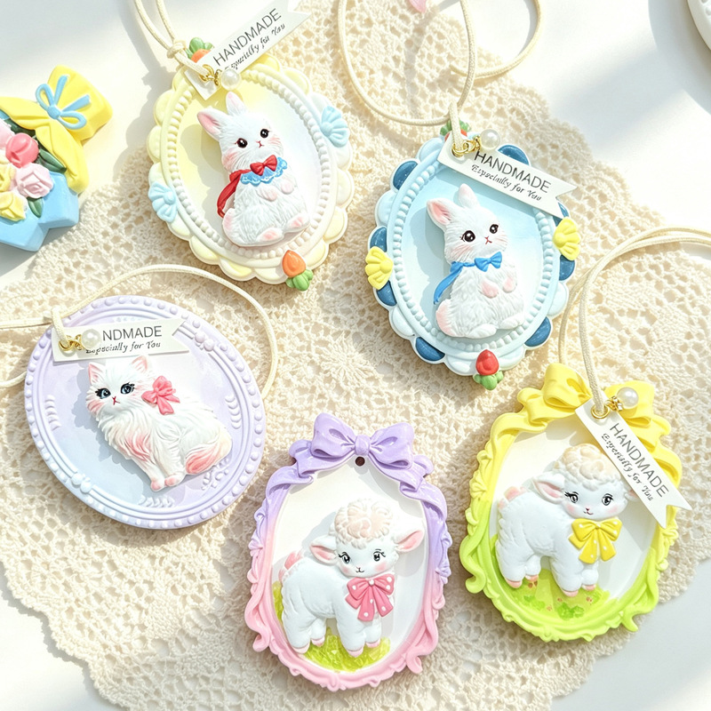 【Aromatherapy Pendant】Small Animal Series Aromatherapy Plaster Blank DIY Craft Material Kit 【Aromatherapy Pendant】Small Animal Series Aromatherapy Plaster Blank DIY Craft Material Kit