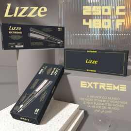 LIZZE EXTREME跨境热卖黑色磨砂大面板高温直发器理发店电夹板