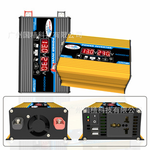 Factory Direct Sales Cross-Border Car Inverter Dc12V to Ac220V110V Power Inverter 4000W