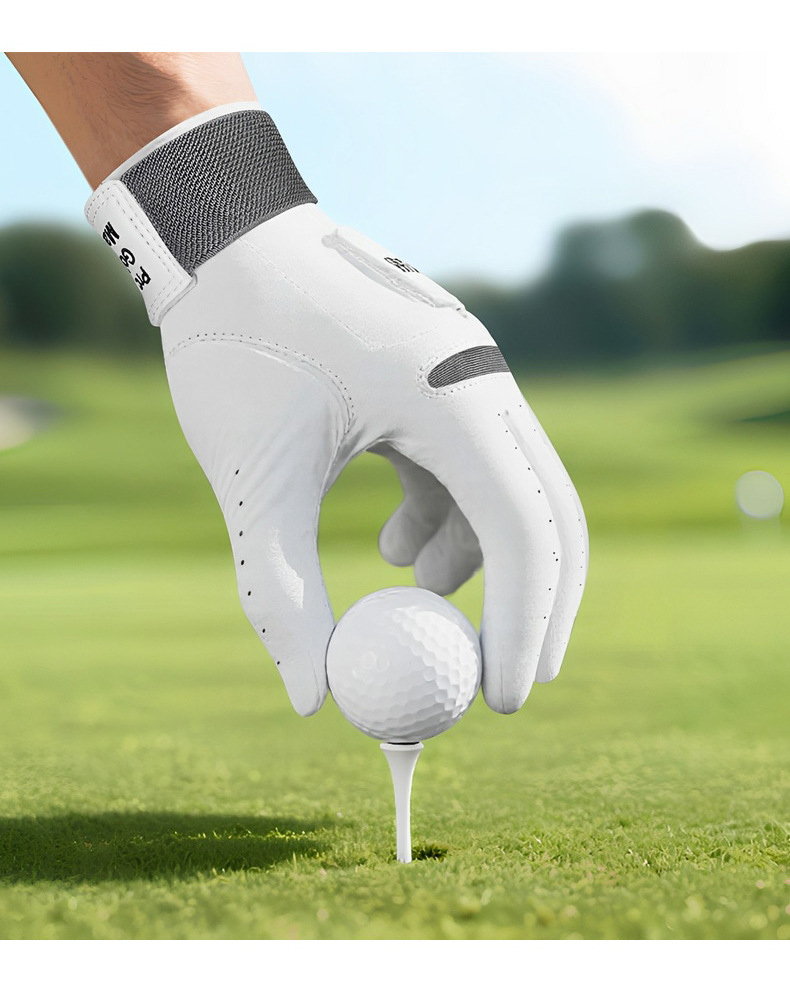 Găng tay golf PGM nam chỉnh sửa tư thế, da cừu chống trơn, thoáng khí, một tay trái — XL, L, M chi tiết 15