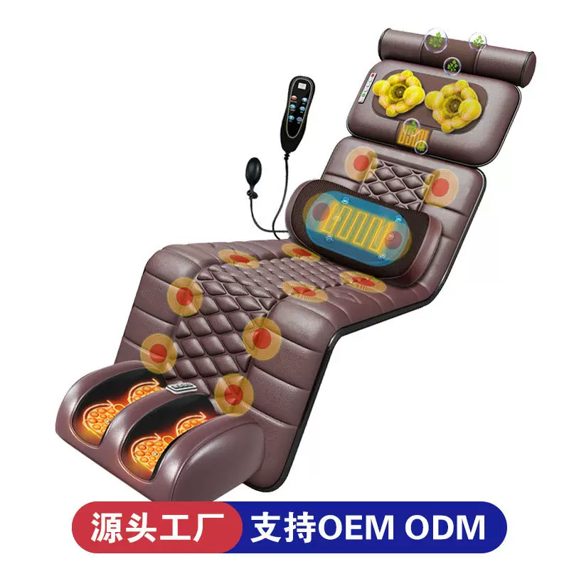 跨境腰部颈椎全身电动坐垫靠垫按摩床垫家用多功能按摩器按摩垫