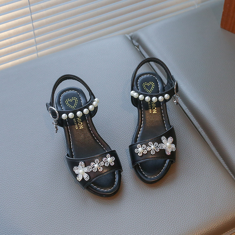 High heels with rhinestones