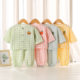 Boys and Girls Cloud Cotton Home Clothes suit Summer Cardigan Cartoon Children's Pajamas Top Pants Spring and Autumn Two-piece Set