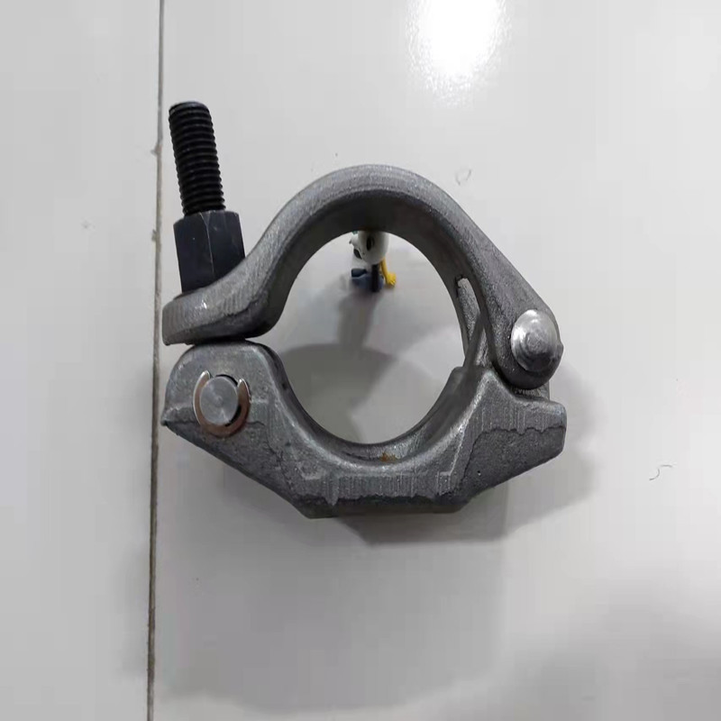 施工升降机配件 附墙扣件76铸钢热锻压双扣件机械配件