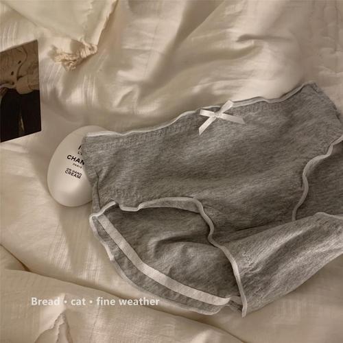 Soft cotton paste women's pure cotton underwear women's cotton crotch mid-waist summer style girls' seamless underwear women's wholesale