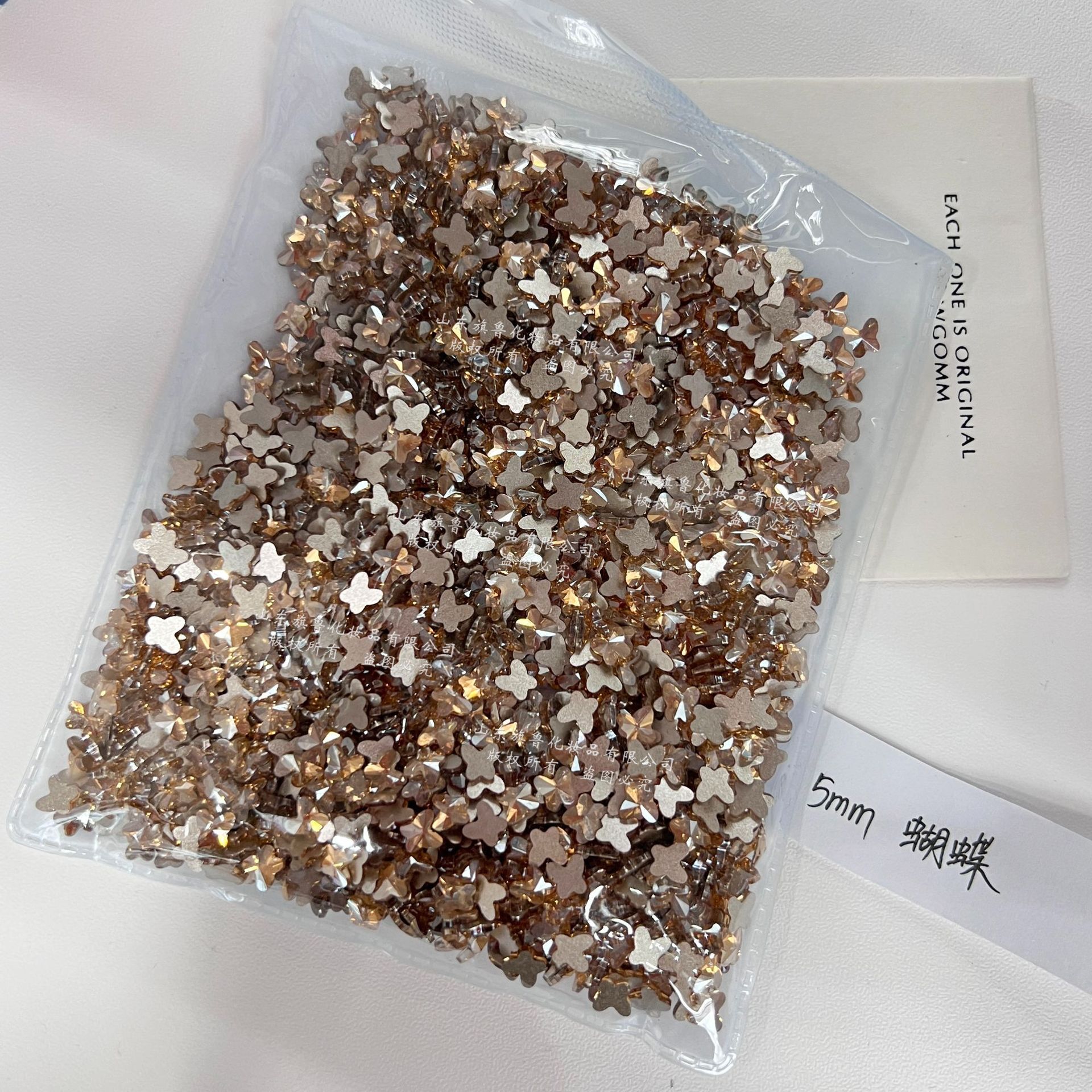 샴페인 [나비] 5*5mm