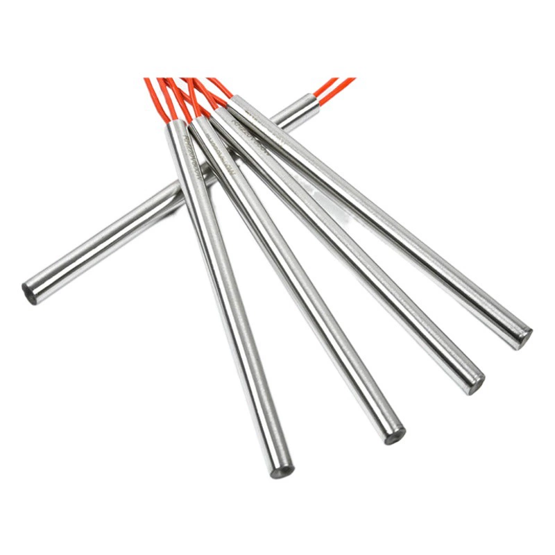 Одноголовая нагревательный трубка из нержавеющей стали с одним концом электрическая нагревная трубка 220V пресс-форма для сухого нагревания нагревательный трубка герметизированная машина нагревательный стержень