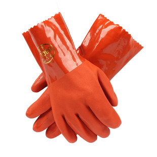 East Asia 880 Gloves Wear-resistant, Waterproof, Oil-proof and Anti-corrosion Thickened Oil-resistant Industrial Plastic Dip Protection Labor Protection Gloves