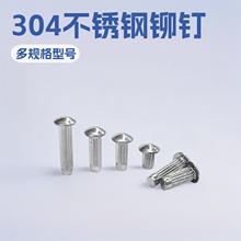 304不锈钢铆钉标牌螺丝钉GB827圆头滚花铭牌商标铆钉M2M2.5M3M4M5