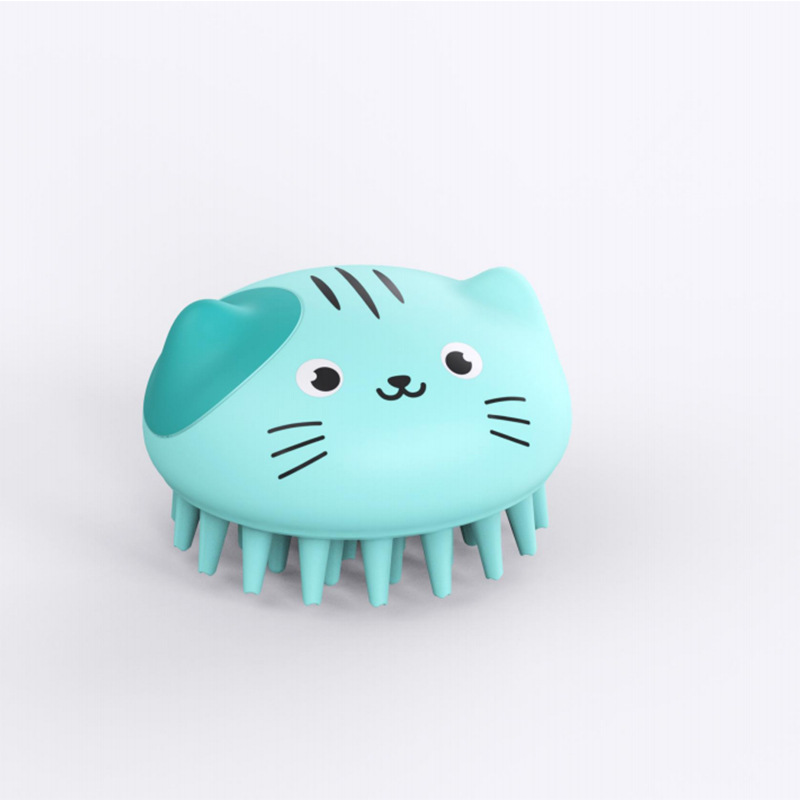 Tedora nueva preventa mascota baño cepillo perro masaje cepillo gato cabeza cepillo gato suministros de limpieza