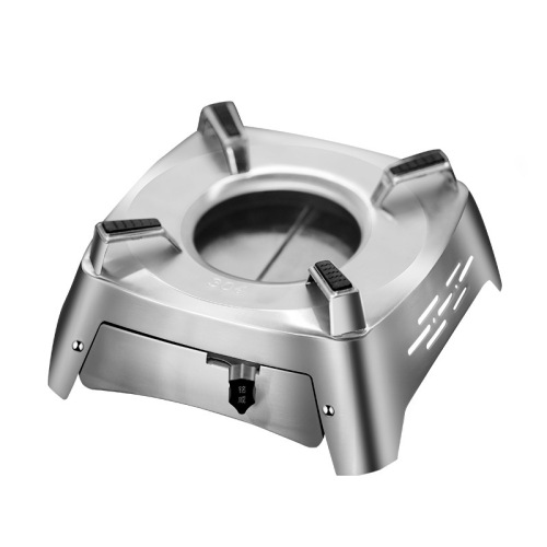 Drawer-type alcohol stove 304 stainless steel dry pot outdoor multi-functional household dormitory solid alcohol stove non-stick pot
