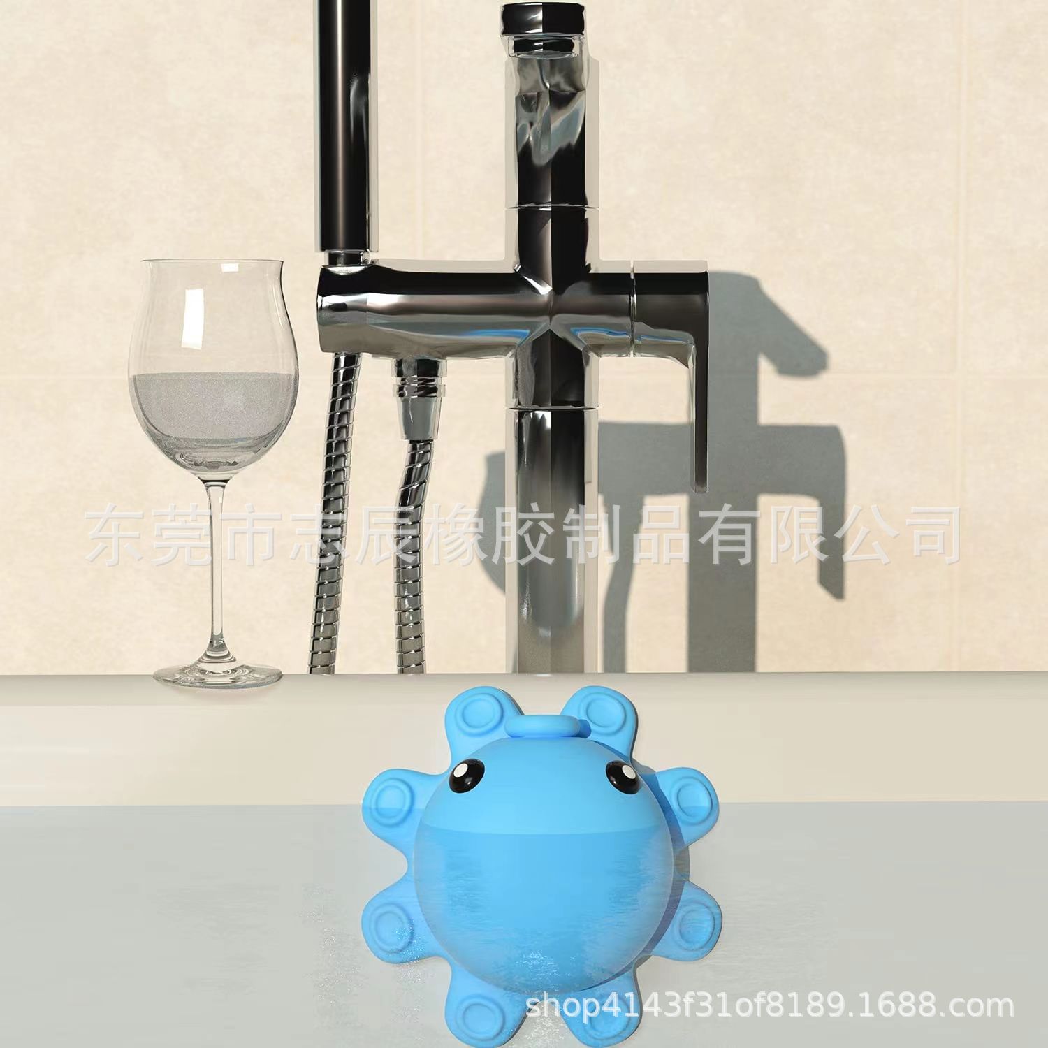 新品浴缸溢出排水管盖浸泡浴缸防溢出排水口盖浴缸开关防滑硅胶盖