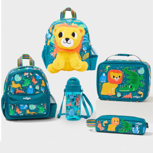Small square handheld backpack, children's travel buckle