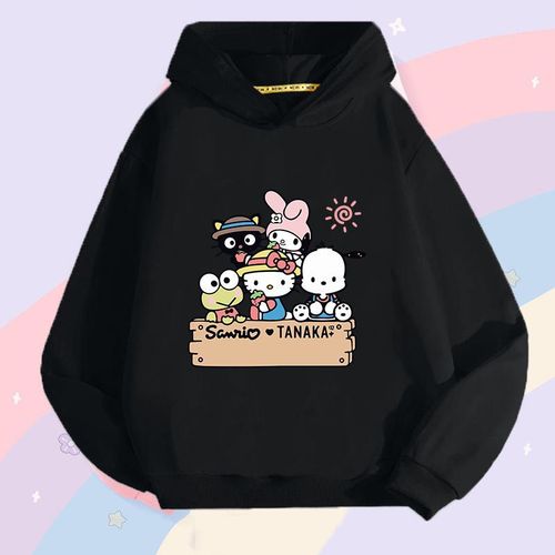 Women's Hooded Sweatshirt Tolly Pussycat Star Bear Children's Outerwear Autumn Thin Style Cute Kids' Medium and Large Outerwear