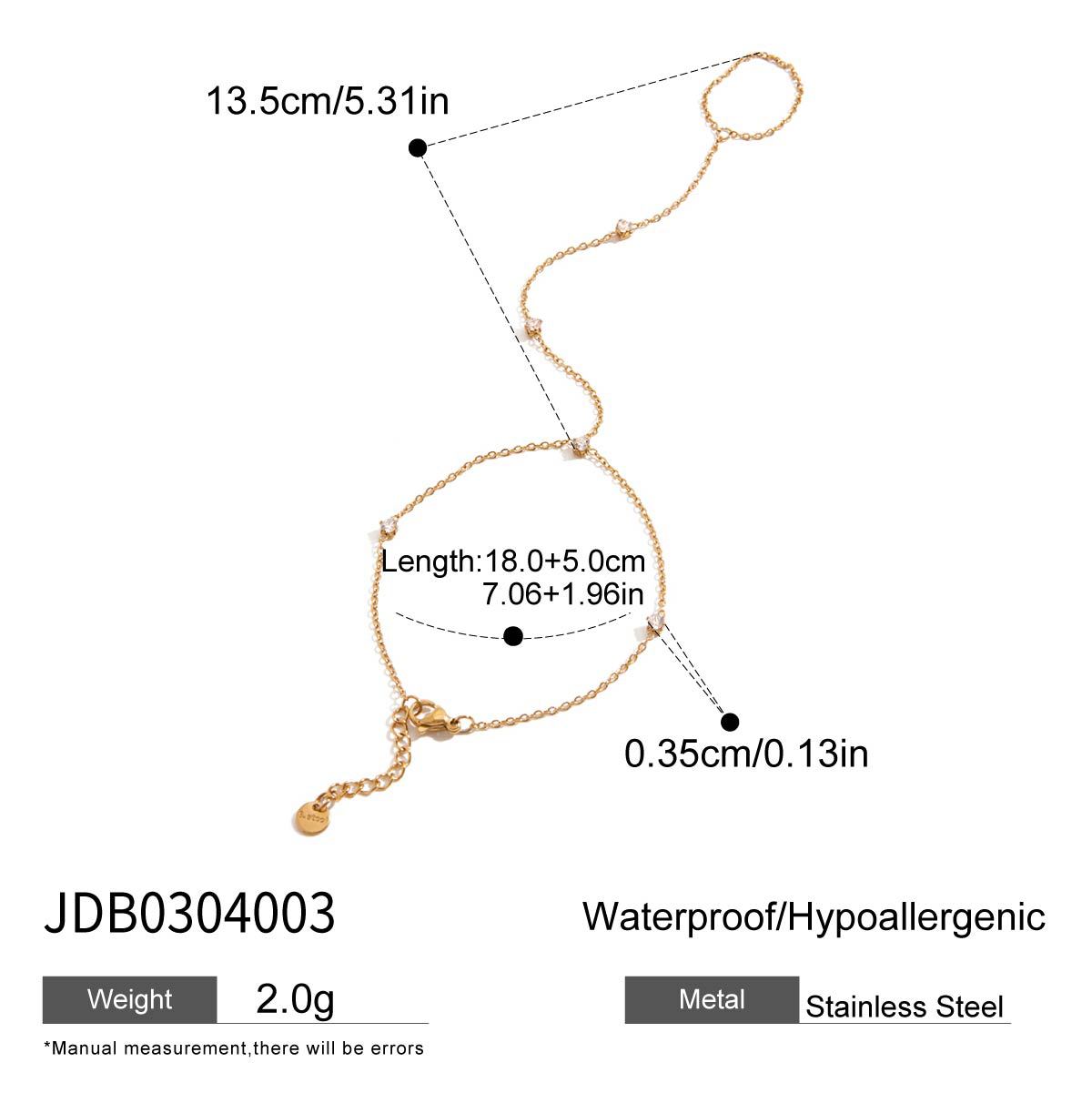 Jeding brazalete con hebilla de diamantes de imitación de acero inoxidable europeo y americano, joyería ligera de lujo de alta gama, joyería de acero de titanio para mujer que no se desvanece, transfronteriza image 11