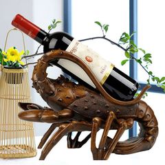 Lobster wine rack ornaments creative home restaurant decoration living room bar table wine cabinet wine tray crafts ornaments
