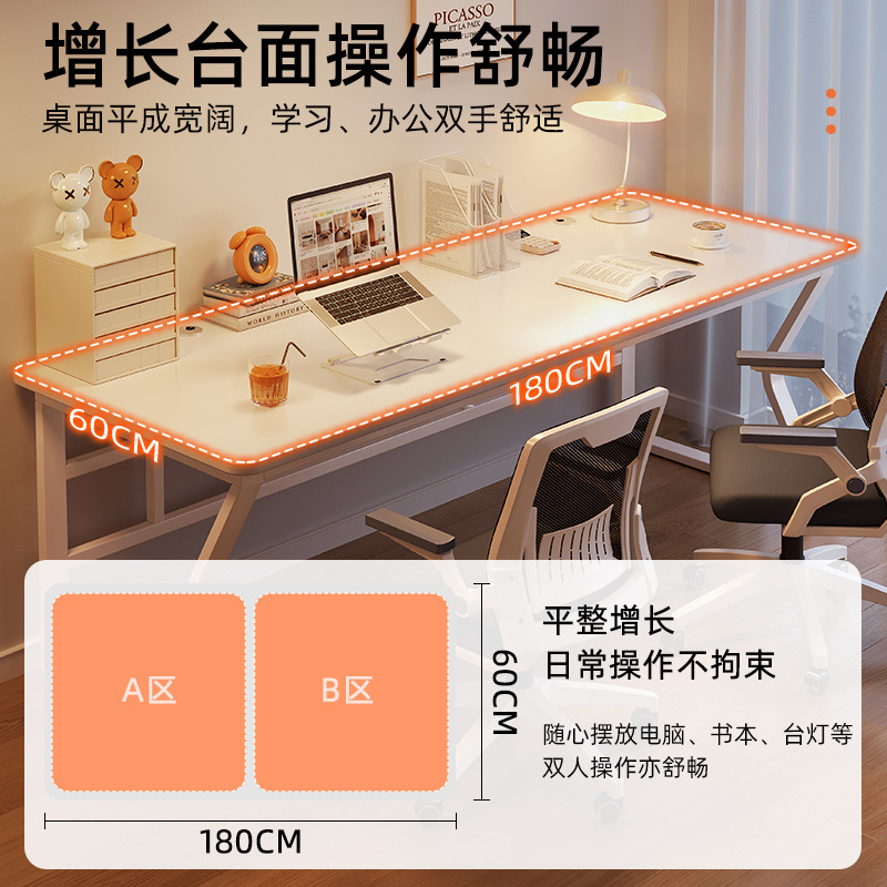 Mesa de computadora mesa de escritorio para estudiantes caseros doble estudio escritorio escritorio de escritorio pequeño escritorio de oficina silla escritorio combinado