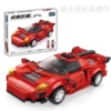 Big red racing car