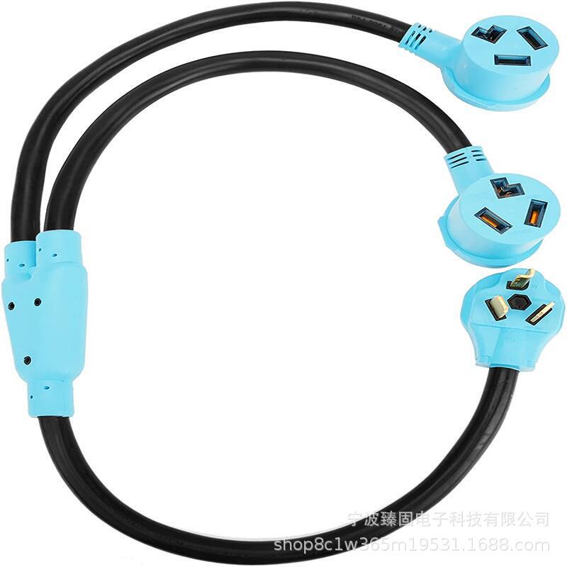 Generator Splitter 14-30P Male to (2) L14-30R Y-Type Adapter