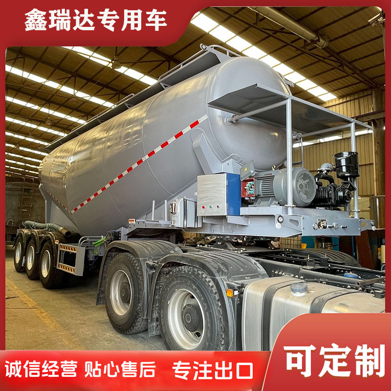 48m³ Bulk Cement Tank Bulk Urea Tank Truck Calcium Carbonate Transport Tank Tank Truck Feed Pellet Transport Tank Truck