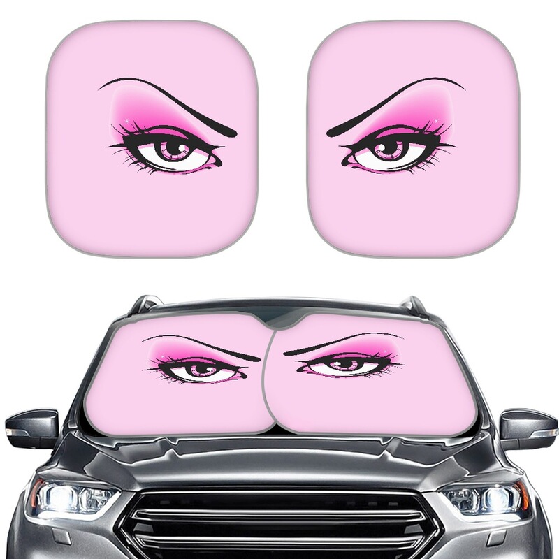 AliExpress Funny Eye Printing Car Sun Visor Custom LOGO Front Windshield Sun Visor Two-piece AliExpress Funny Eye Printing Car Sun Visor Custom LOGO Front Windshield Sun Visor Two-piece