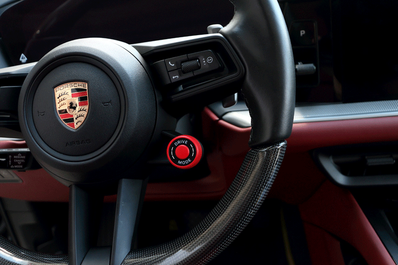 Suitable for Porsche steering wheel SC ejection knob button Ma Cayenne 718 Pa Lamela 911Taycan modification