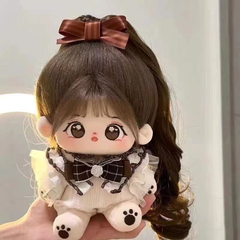 Cotton Doll Small Halo 20cm Clothes Suit Cheap Doll Can Change Doll Spot Gift with Skeleton for Girls
