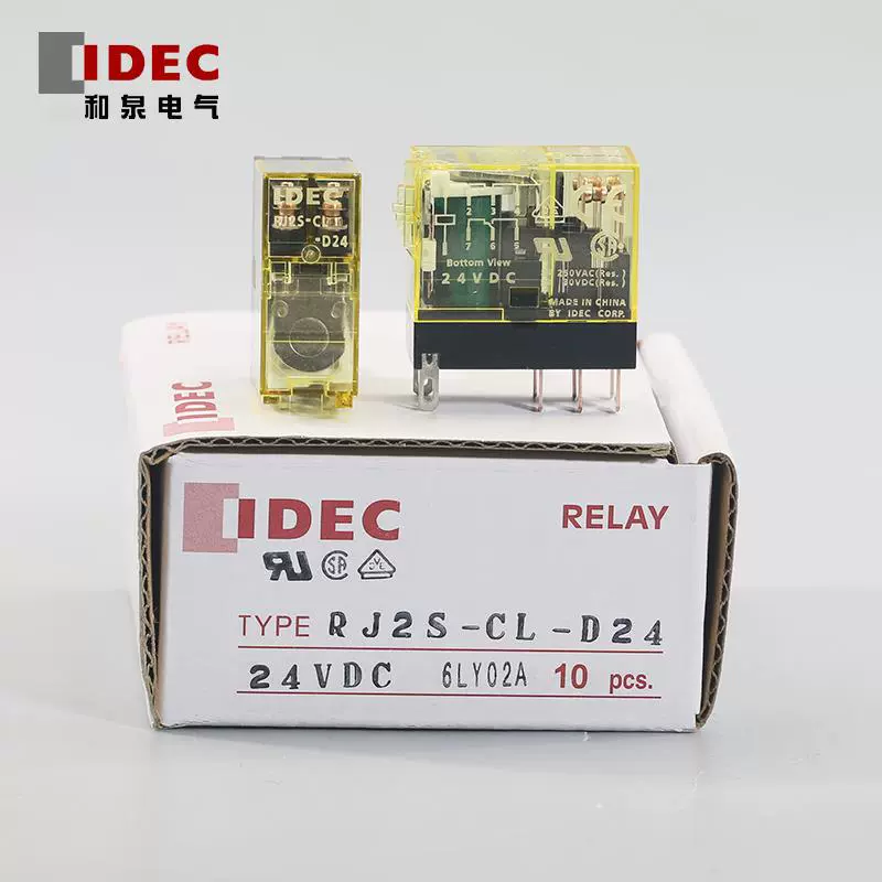 Реле IDEC оригинальное Izumi RJ2S-CL-D24 RJ1S-CL-D24 A220 12VDC, 8-контактное, RJ2S