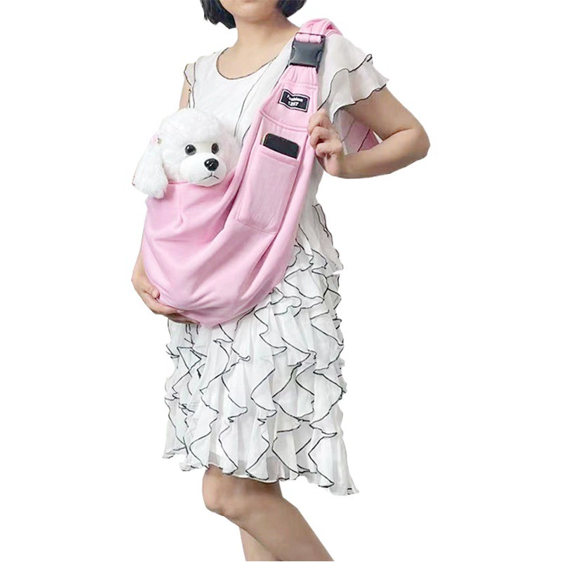 Портативная корейская сетчатая сумка-переноска для кошек и собак, сумка через плечо для маленьких собак оптом