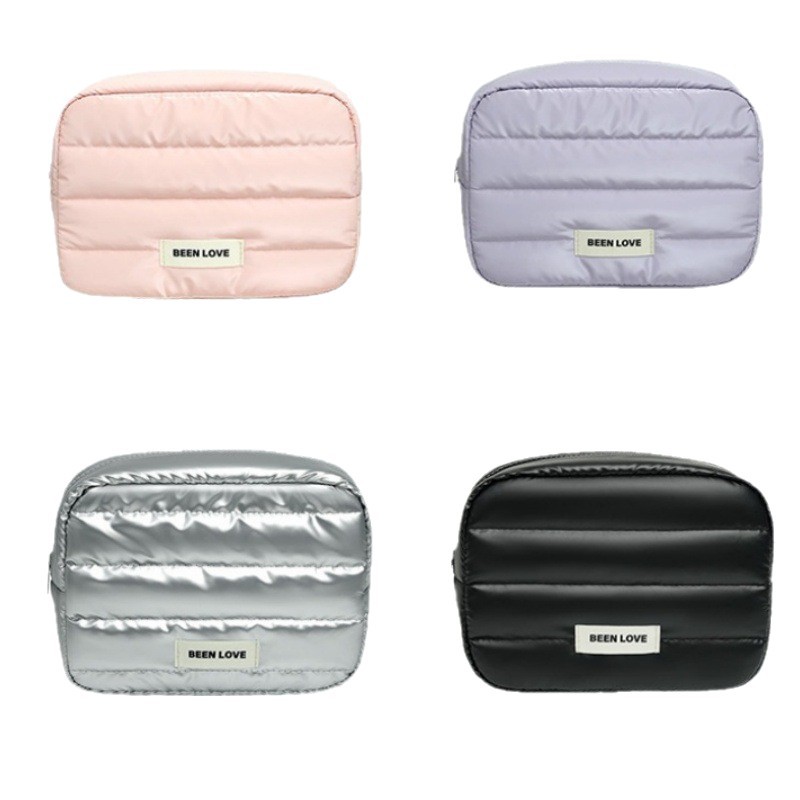 Nueva bolsa de cosméticos de mano transfronteriza, bolsa de almacenamiento portátil, bolsa de almacenamiento de cosméticos de viaje, bolsa de cosméticos simple de gran capacidad