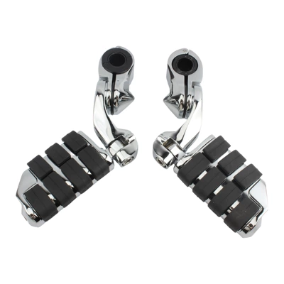 Foot Pedal Bracket Set Short: Motorcycle pedals - bracket-a-short-handle-pedal-c-3-electroplating