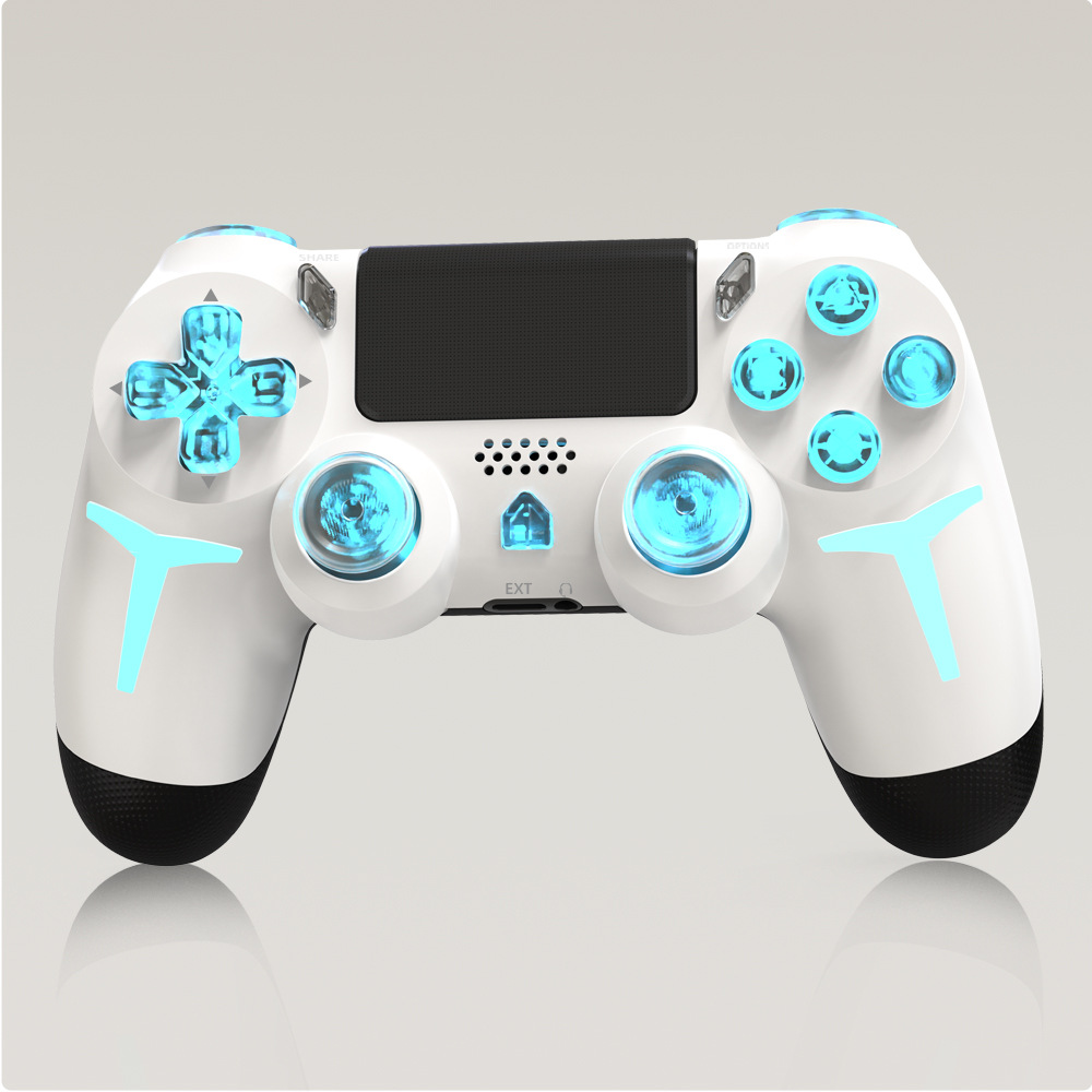 Blanco con luces de colores