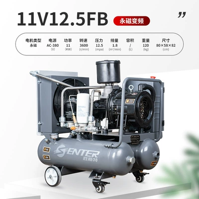 220380V Permanent Magnet Frequency Conversion | Hava kompressorları - 11v-125-permanent-magnet-screw-machine-380v