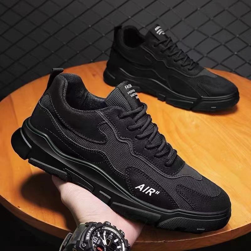 Factory wholesale autumn men's shoes mesh lace-up sports casual shoes for men running teenagers students cross-border men's shoes
