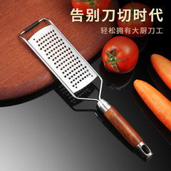 GDAY Home Stainless Steel Vegetable Slicer with Wooden Handle Manual Potato Carrot Shredder Kitchen Gadget