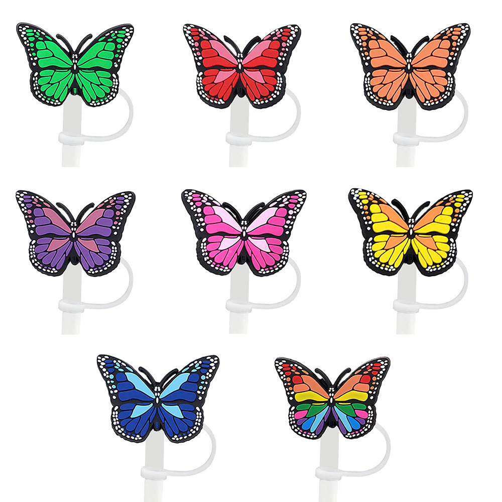 8-10 mml Stanley dust hat Stanley butterfly straw hat straw plug dust hat cartoon straw cover