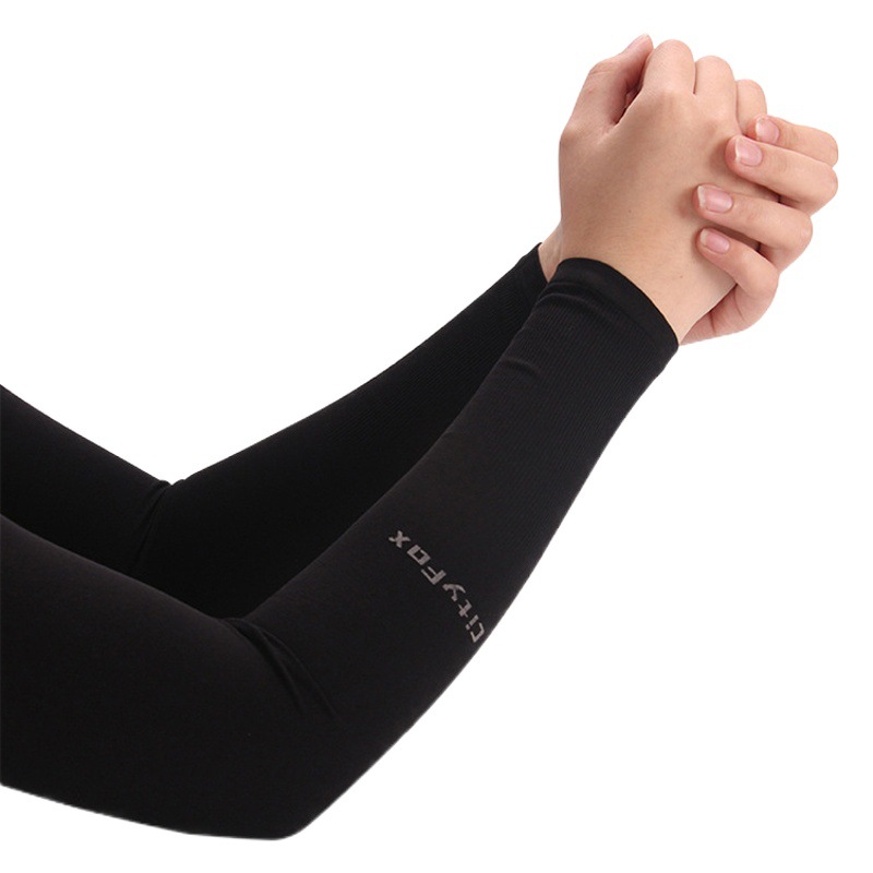 Summer New Sunscreen Sleeve Cold Anti-ultraviolet Ice Silk Men's Arm Armguard Driving Gloves Men's and Women's Anti-mosquito