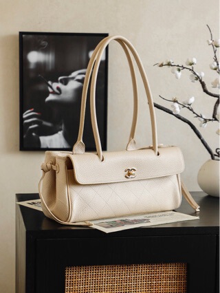 (Guangzhou Cross-Border High-Quality Product) Chanel 25A Suede Hobo Patchwork Quilted Vintage Chain Shoulder Crossbody Bag (Guangzhou Cross-Border High-Quality Product) Chanel 25A Suede Hobo Patchwork Quilted Vintage Chain Shoulder Crossbody Bag