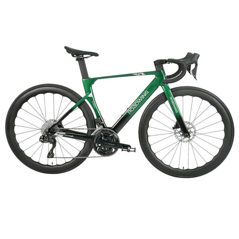 ROADWING Road Wing Suozhen RW2 полностью карбоновый/стеклопластиковый шоссейный велосипед, 24 скорости, масляные тормоза, ультралёгкий шоссейный велосипед