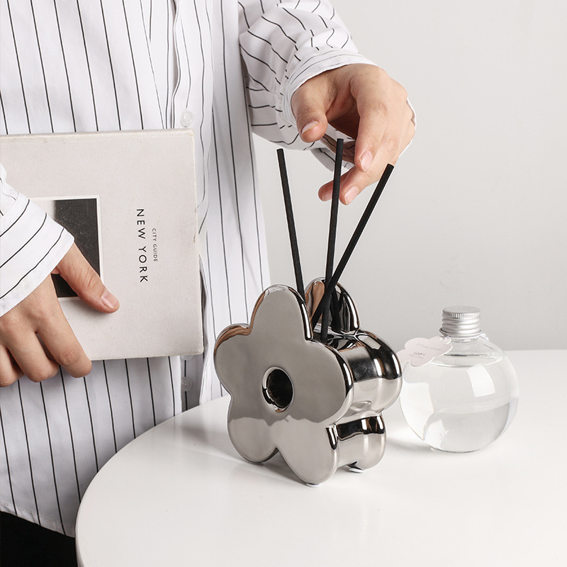 贝汉美创意无火香薰摆件陶瓷扩香器家居室内香氛女生礼物跨境热采